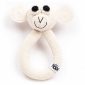Soft, colourful and with a delicate sound, the rattling Monkey White is ideal for baby to chew on in the sensitive teething stage