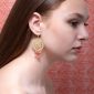 ELISABETH Crystal Scarlet earring with Swarovski Crystals